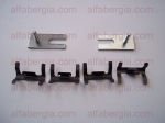 Kit fissaggio profilo sotto porta/Set of mount for chrome trims on sills 1